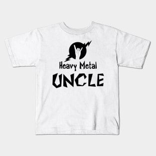 Heavy Metal Uncle Kids T-Shirt